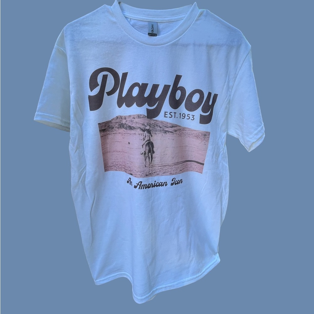 Playboy T shirt. S- 3X available.